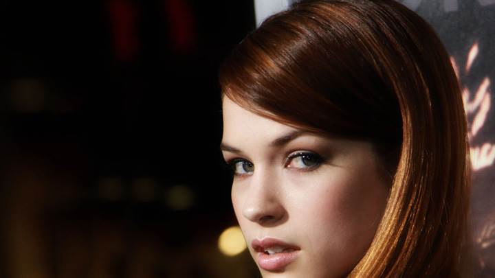 Alexis Knapp Face Closeup At Project X Premiere in Los Angeles
